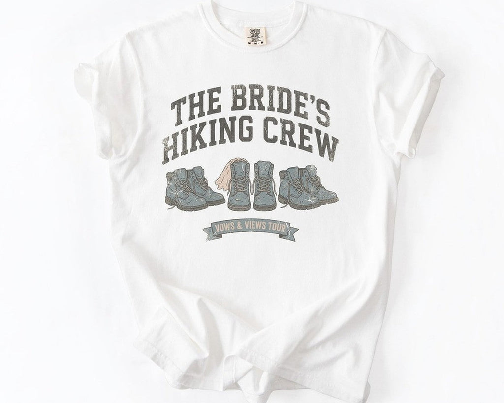 The Bride's Hiking Crew Tee - White