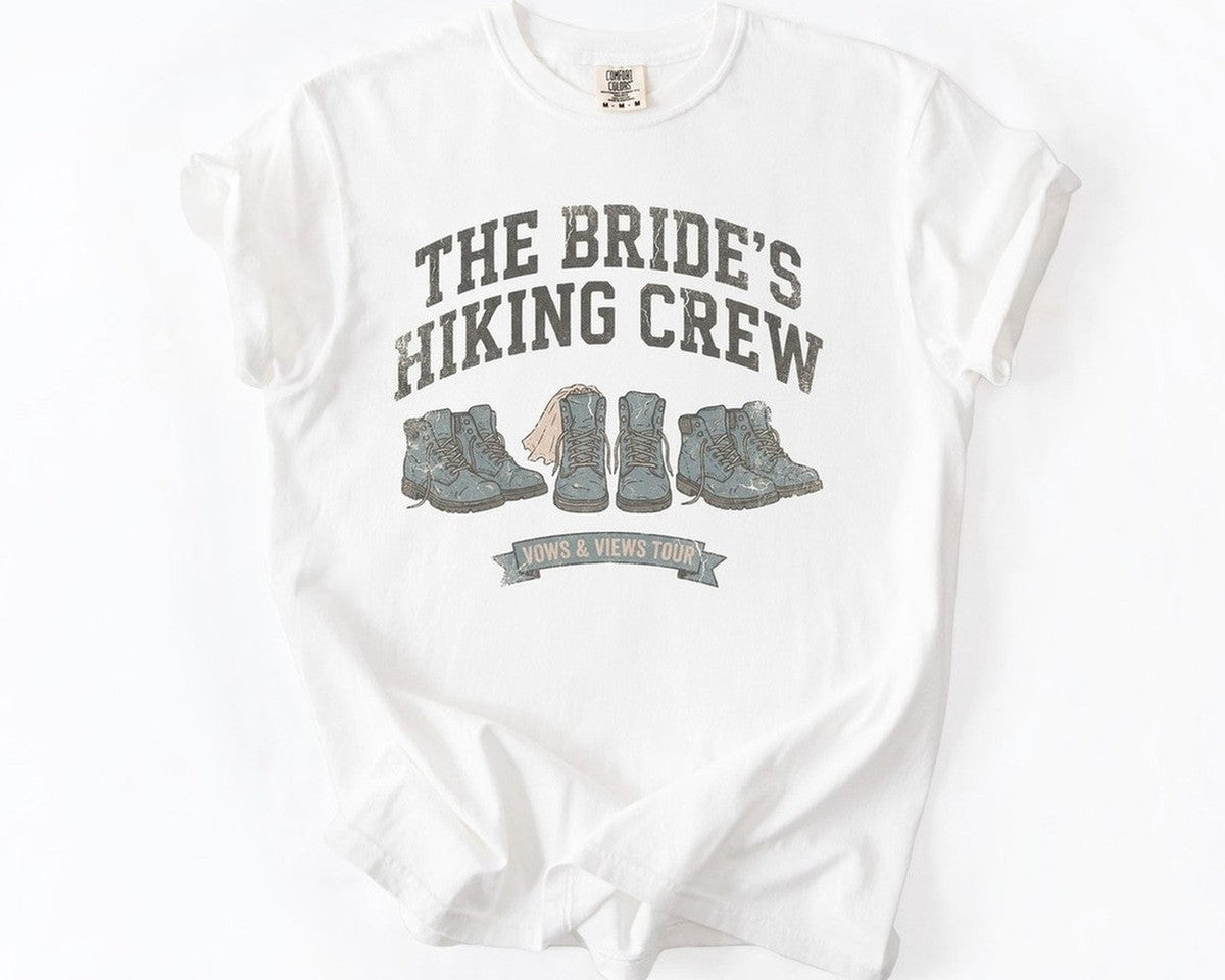 The Bride's Hiking Crew Tee - White