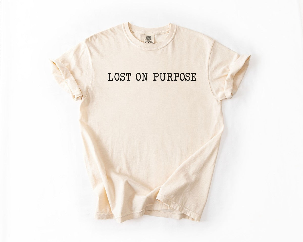 Lost On Purpose Tee - Ivory