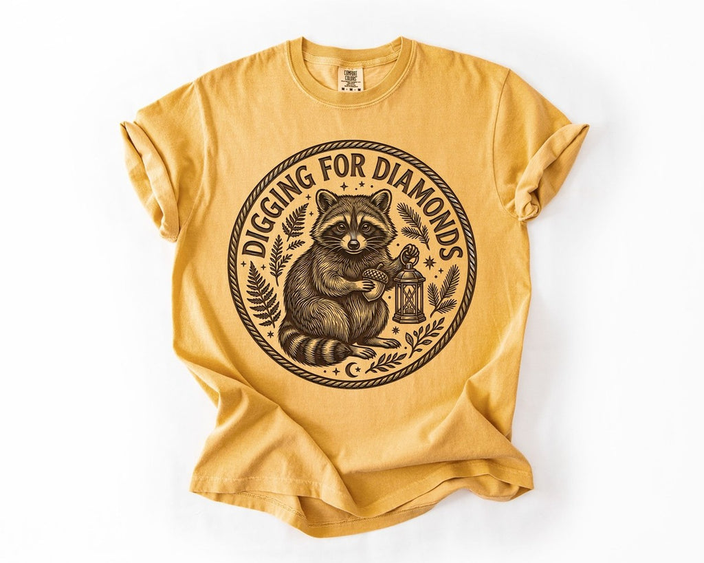 Digging For Diamonds Tee - Mustard
