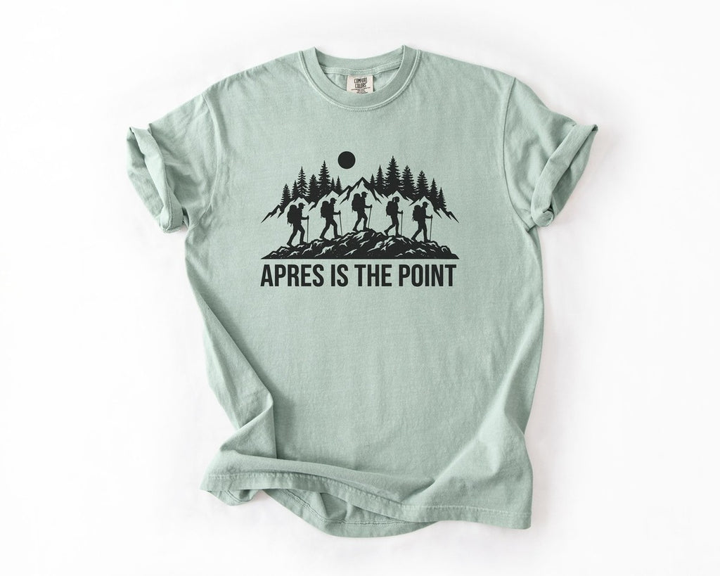 Apres Is The Point Ski T-Shirt - Bay
