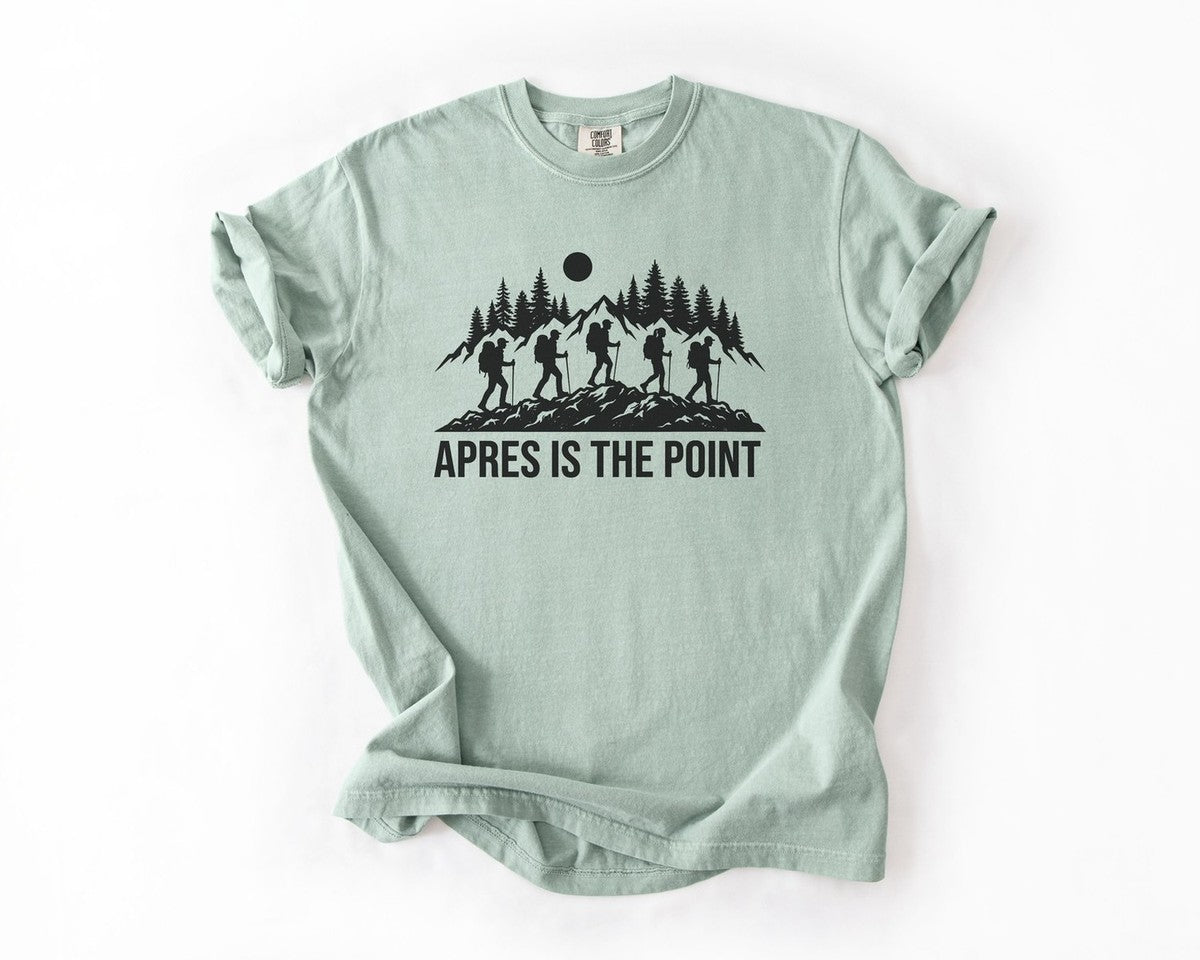 Apres Is The Point Ski T-Shirt - Bay