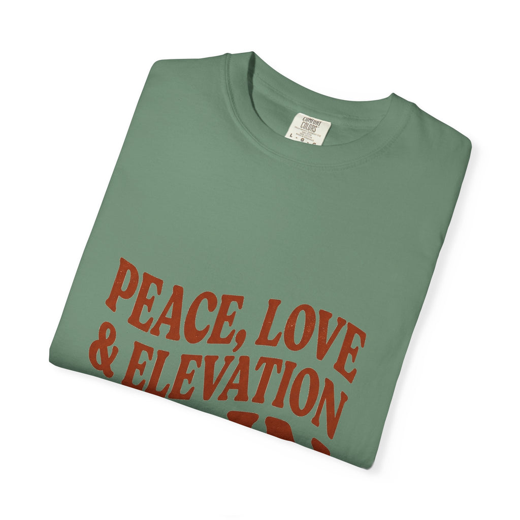 Peace Love & Elevation Gain Tee