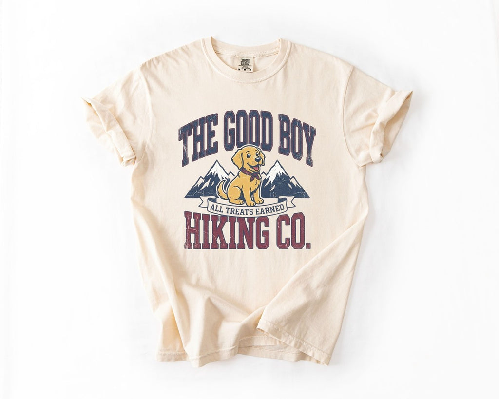 The Good Boy Hiking Co Tee - Ivory