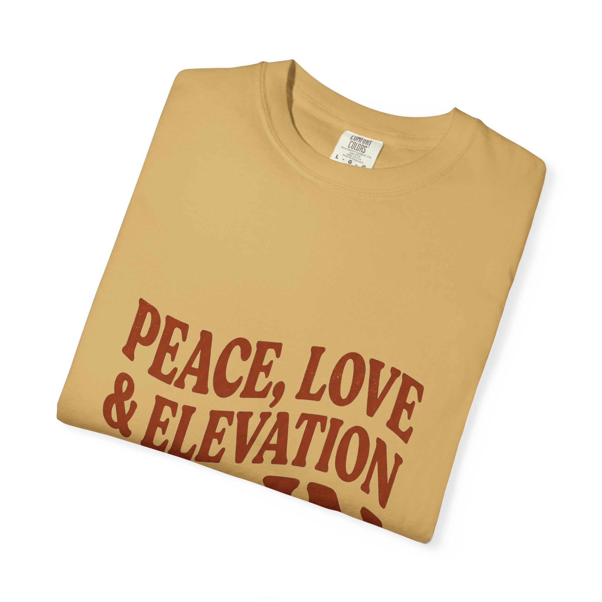 Peace Love & Elevation Gain Tee