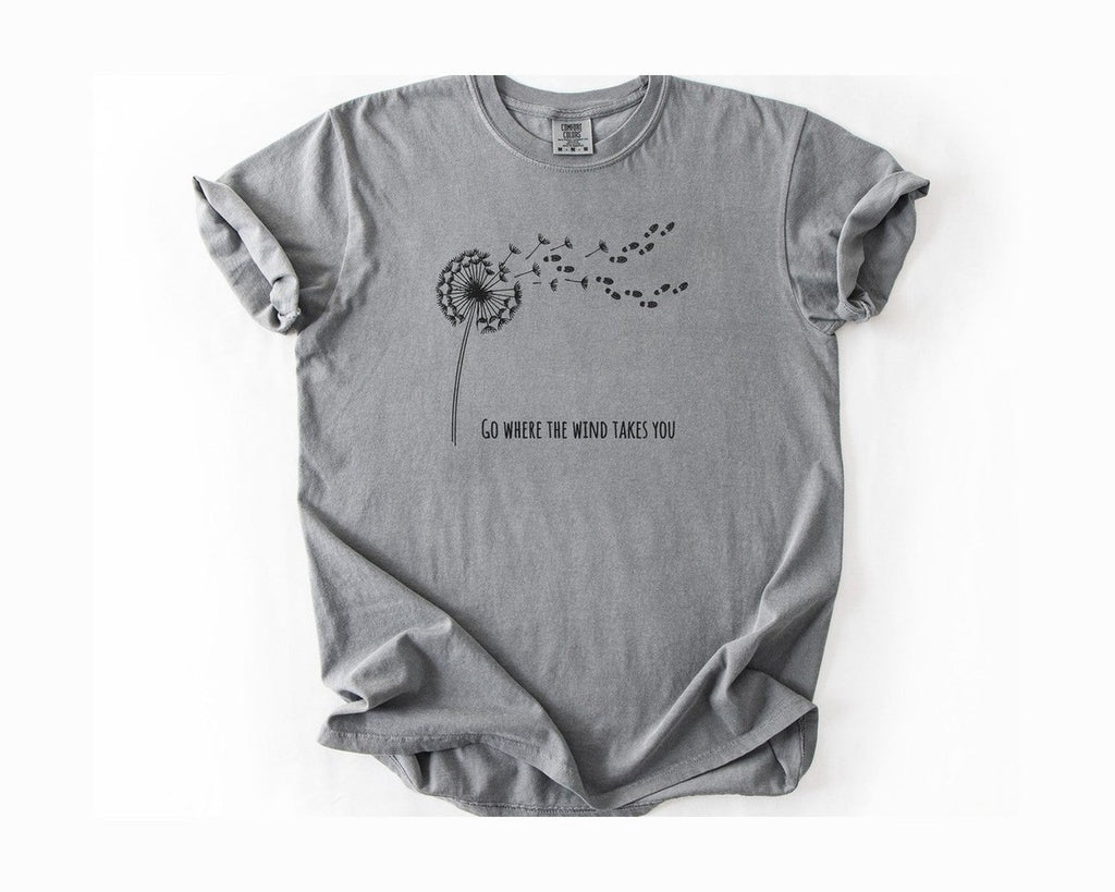Dandelion Wishes T-Shirt - Grey