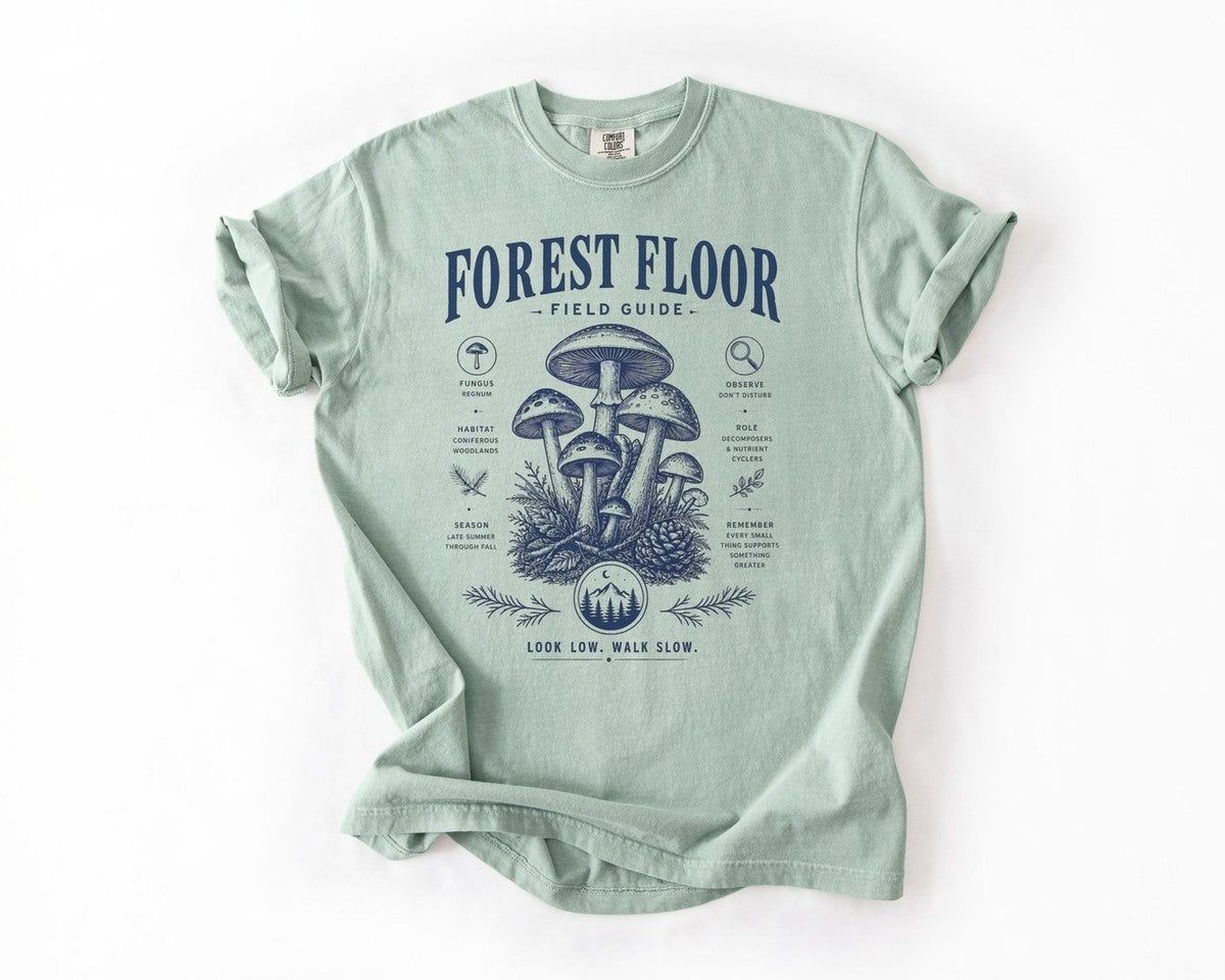 Forest Floor Field Guide T-Shirt - Bay