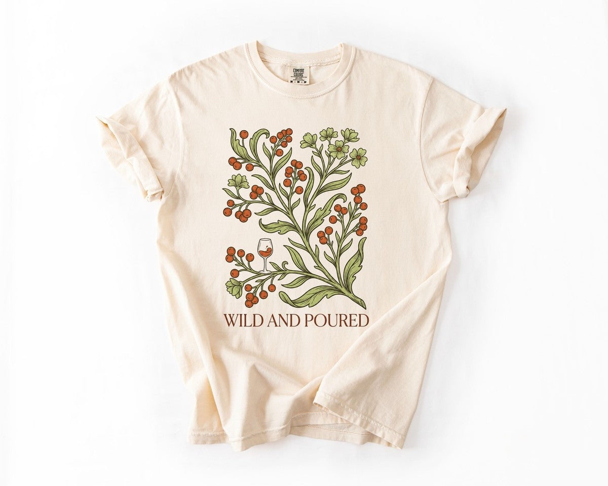 Wild and Poured Tee - Ivory
