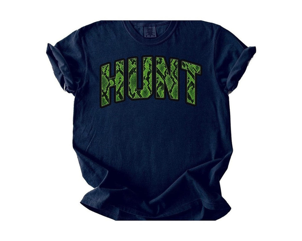 Hunt Camo T-Shirt - True Navy
