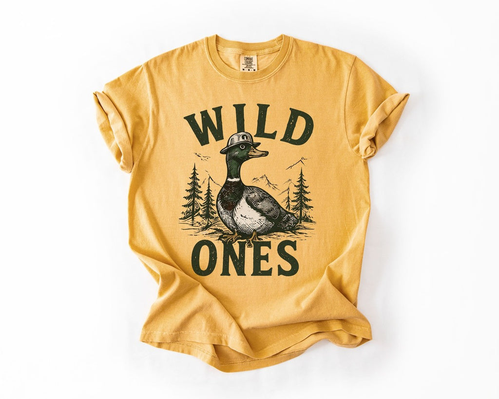 Wild Ones Duck Tee - Mustard