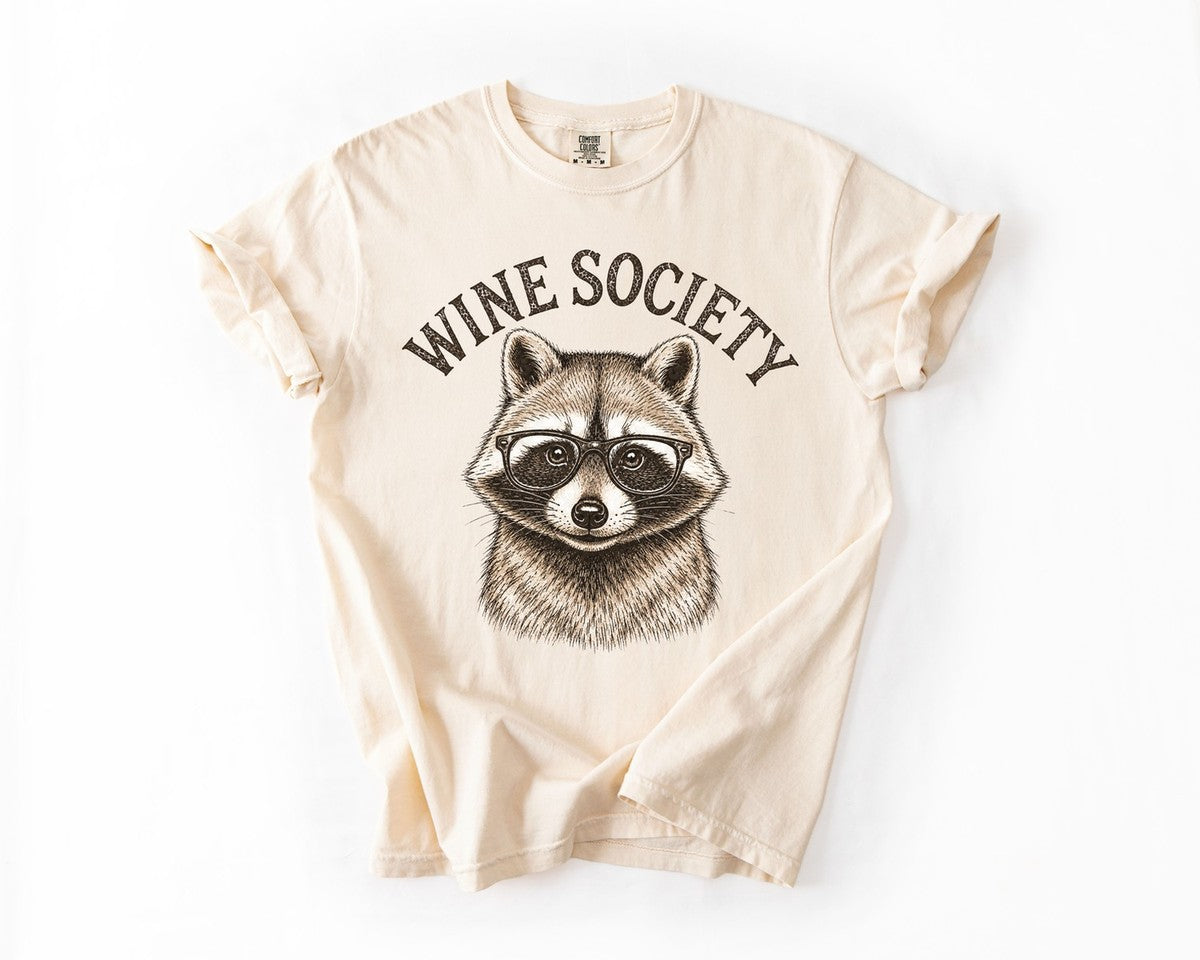 Wine Society Tee - Ivory