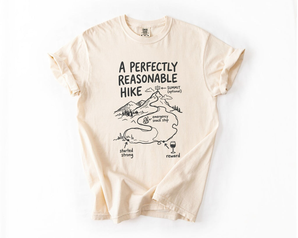 A Perfectly Reasonable Hike T-Shirt - Ivory