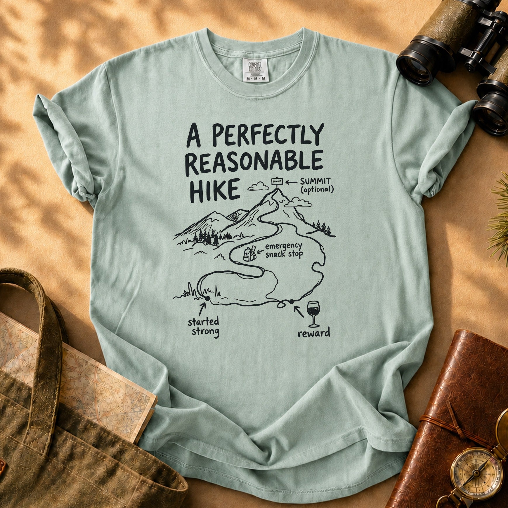 A Perfectly Reasonable Hike Tee - Bay