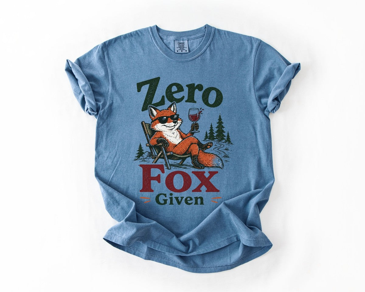 Zero Fox Given Tee - Blue Jean