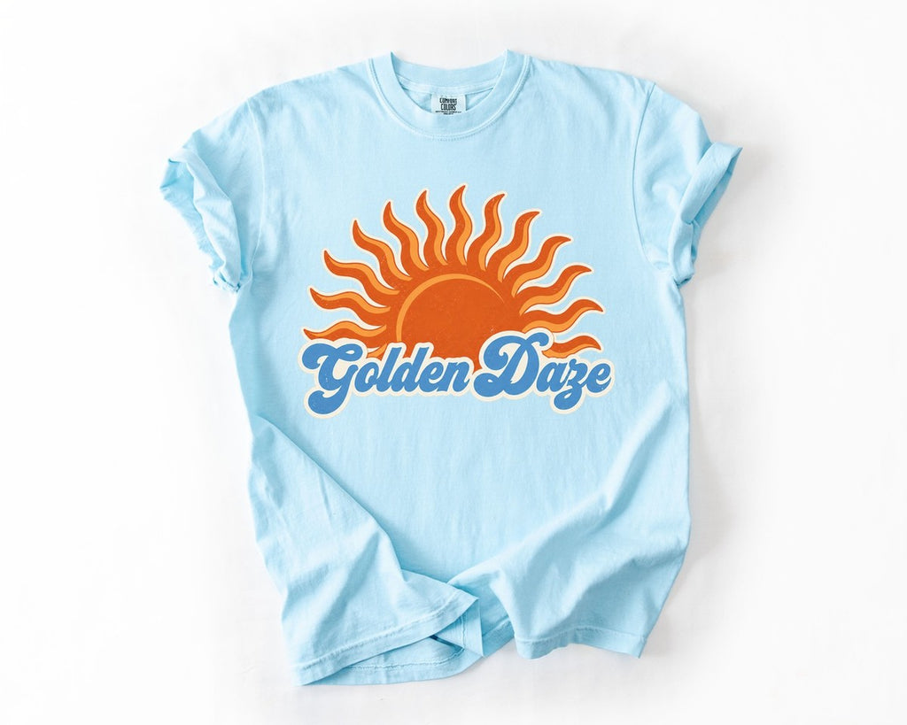 Golden Daze Tee - Chambray