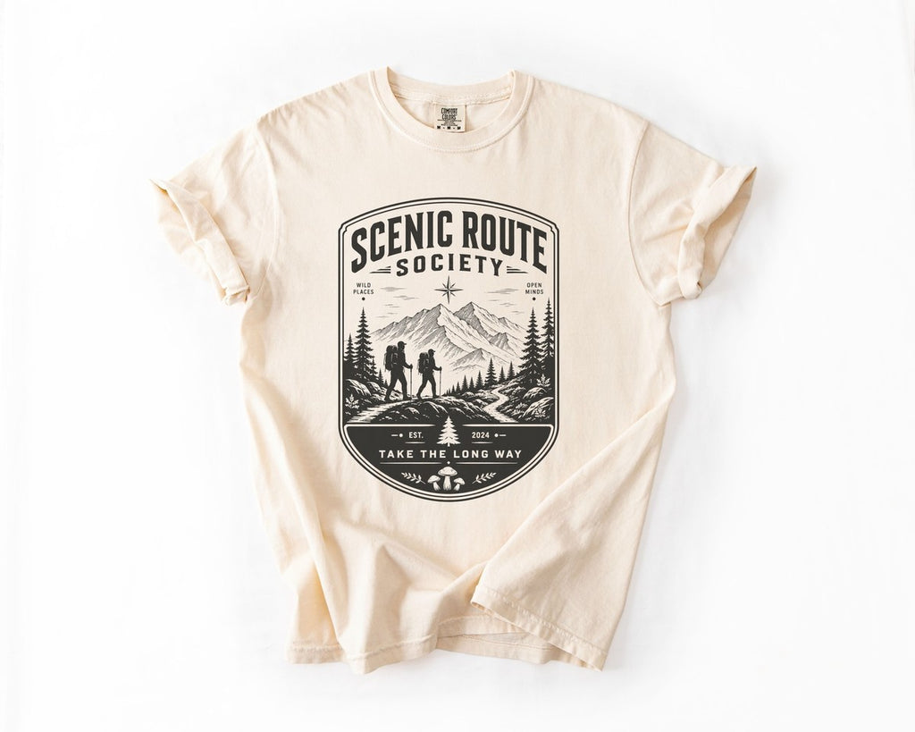 Scenic Route Society T-Shirt - Ivory