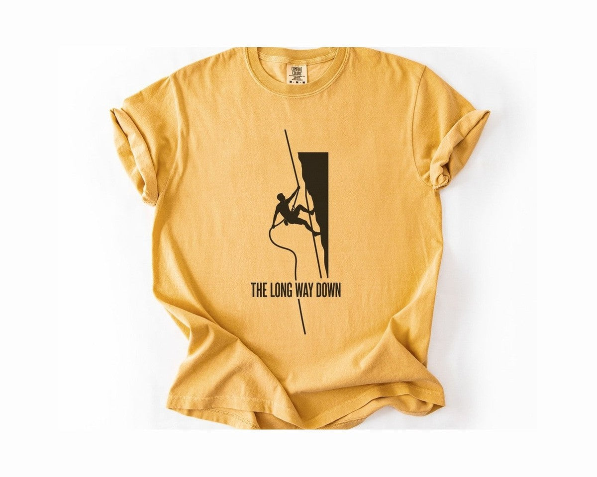 Climber Graphic T-Shirt - Mustard