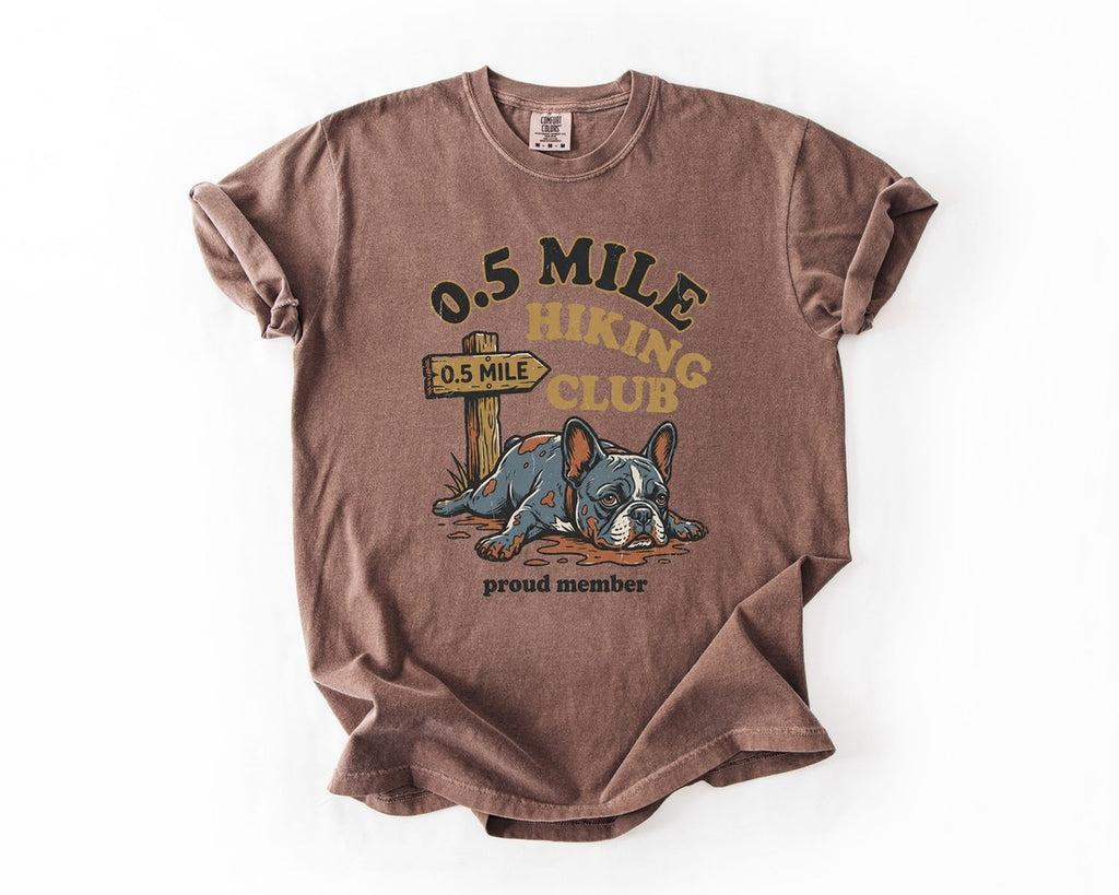 0.5 Mile Hiking Club Tee - Espresso