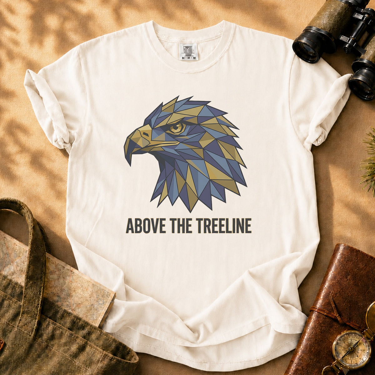 Above The Treeline Eagle Tee - Ivory
