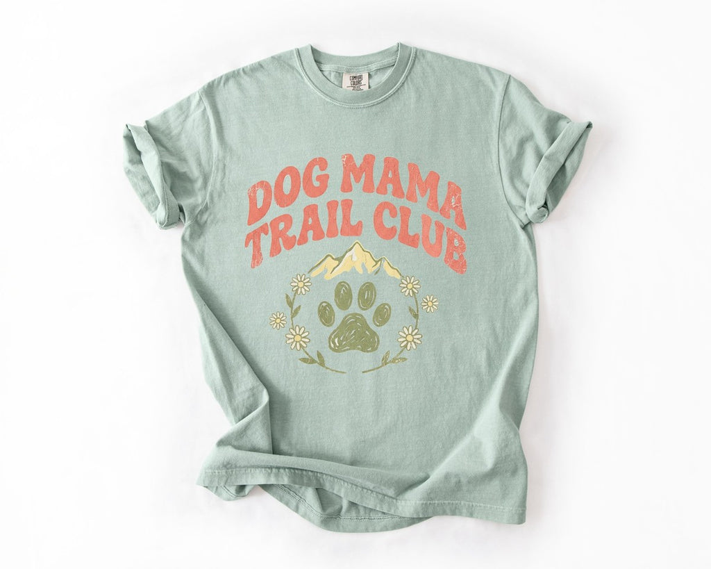 Dog Mama Trail Club Tee - Bay