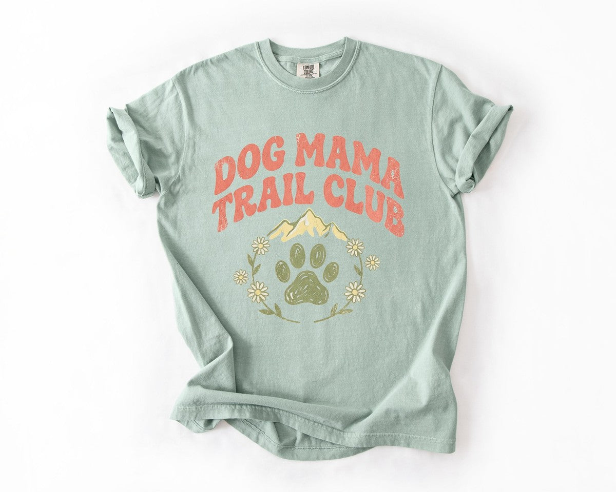 Dog Mama Trail Club Tee - Bay