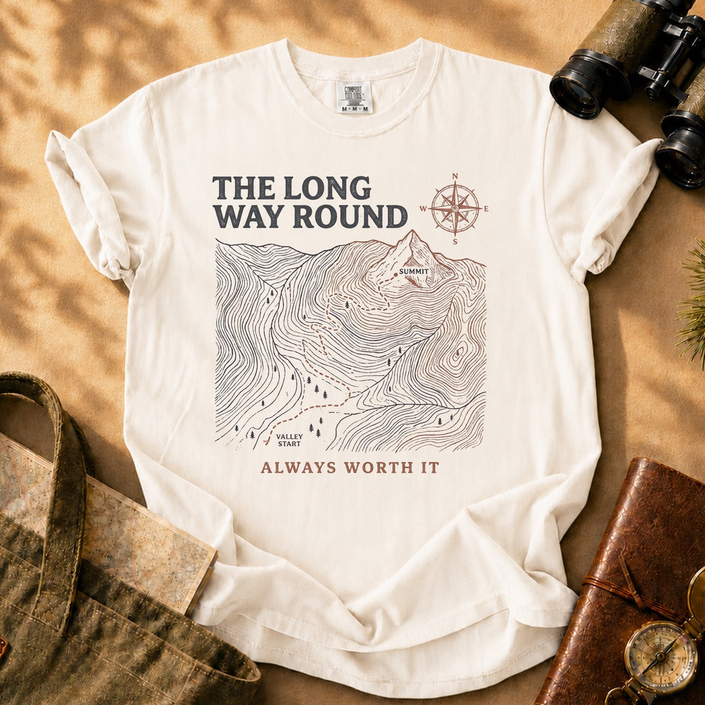 Adventure Map Tee - Ivory