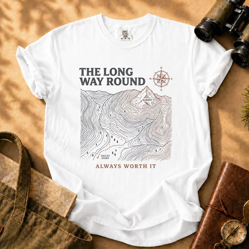 Adventure Map Tee - White