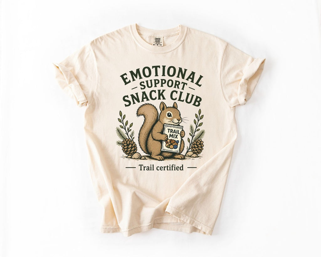 Emotional Support Snack Club Tee - Ivory