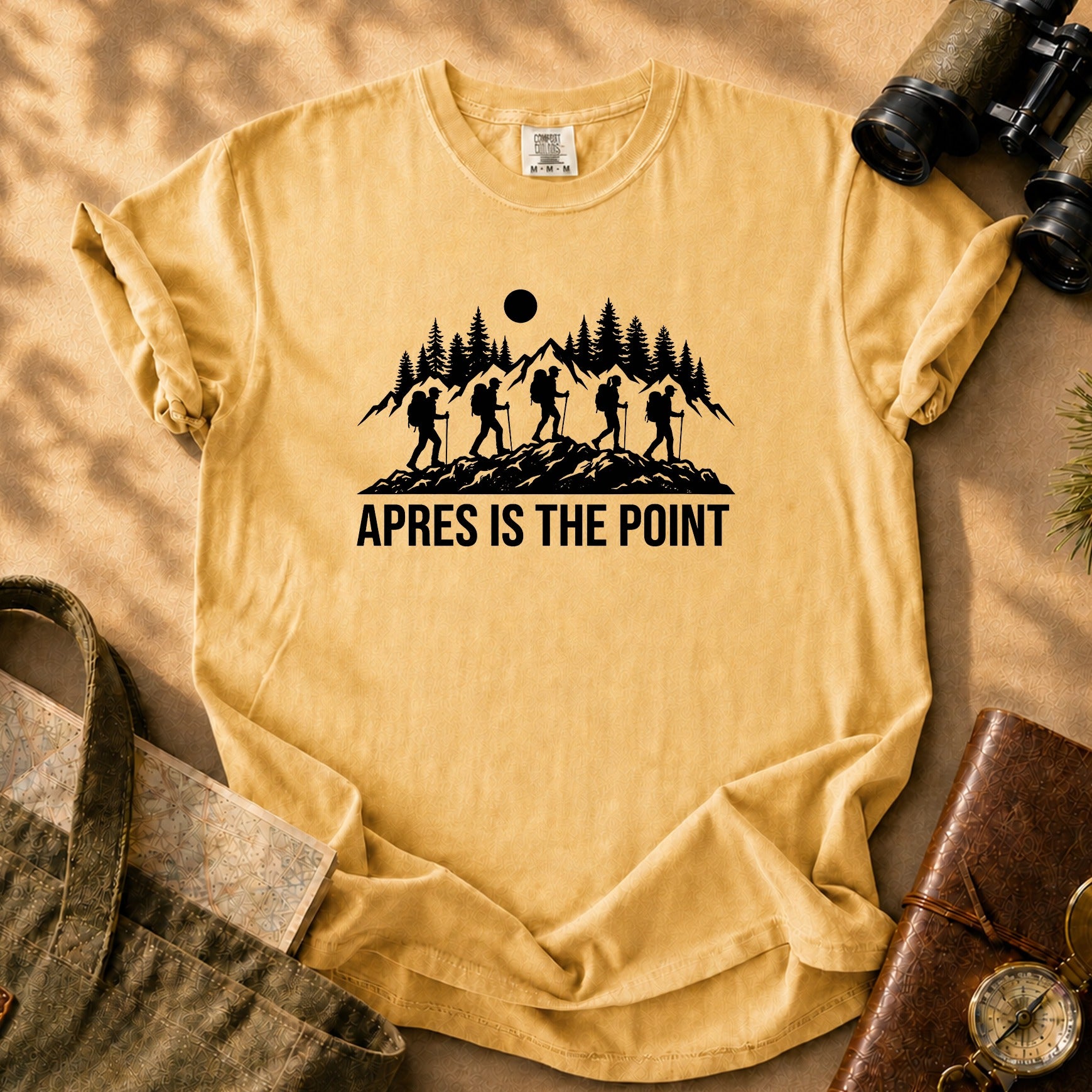 Après Is The Point Ski Tee - Mustard