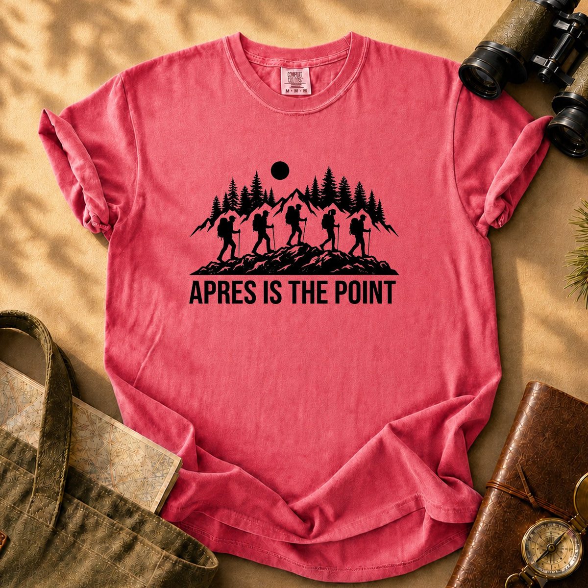 Après Is The Point Ski Tee - Watermelon