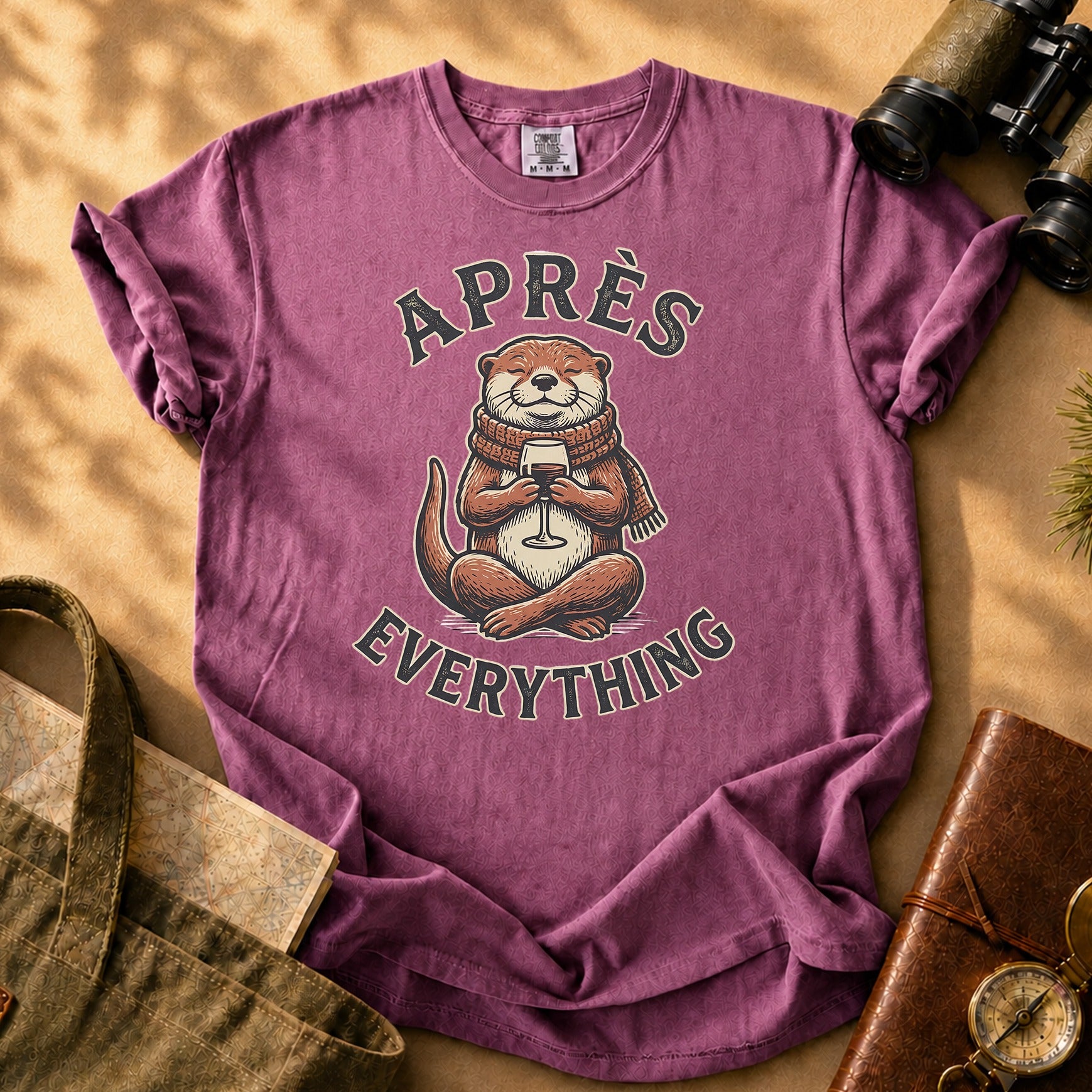 Apres Everything Otter Tee - Berry