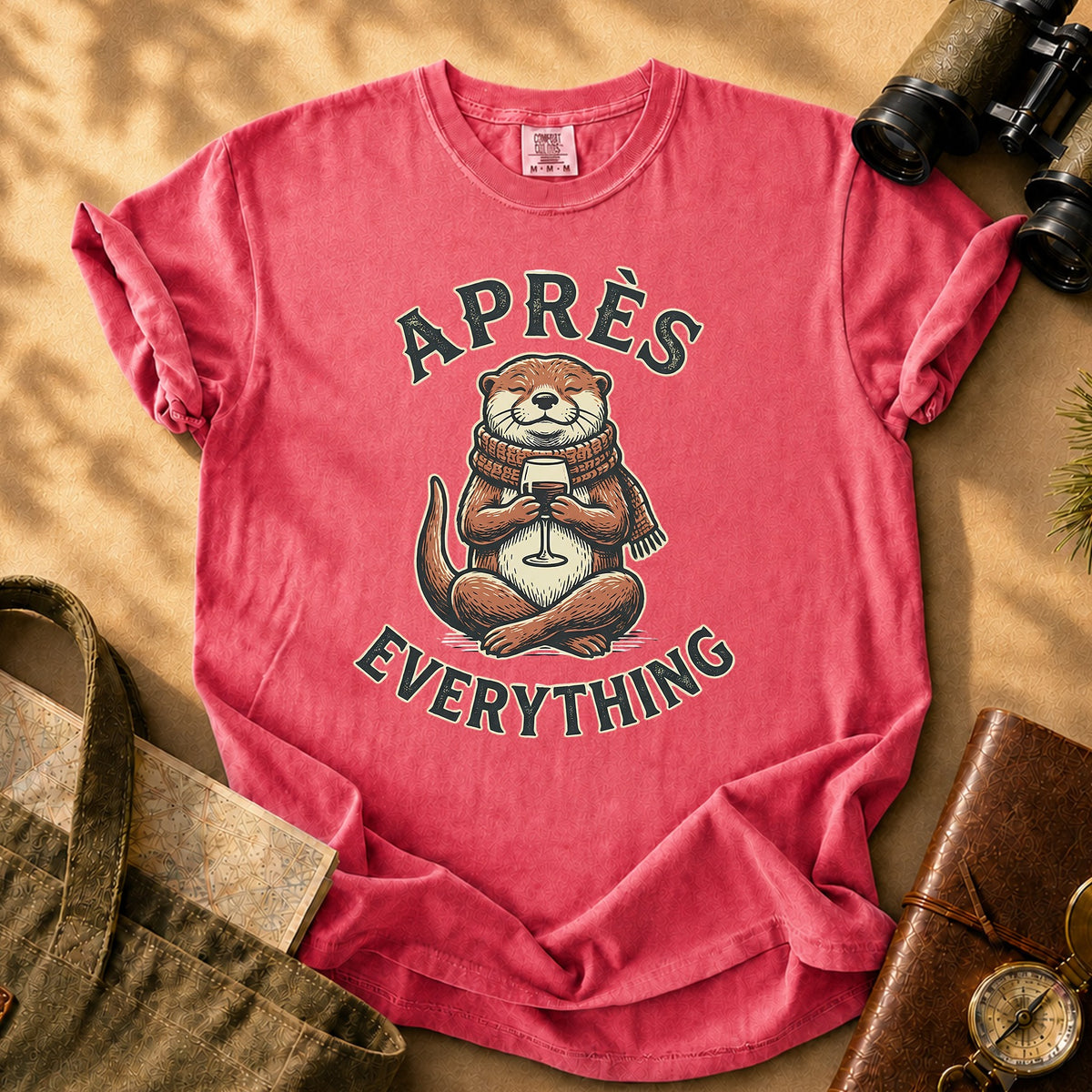 Apres Everything Otter Tee - Watermelon
