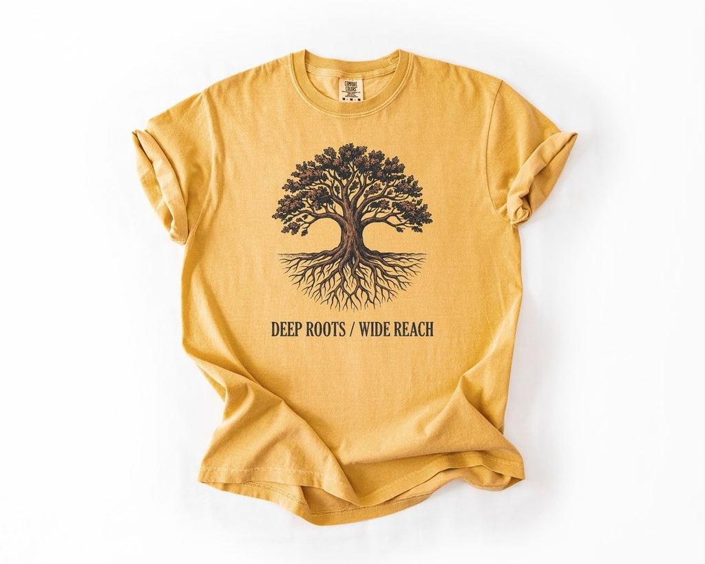 Tree of Life T-Shirt - Mustard