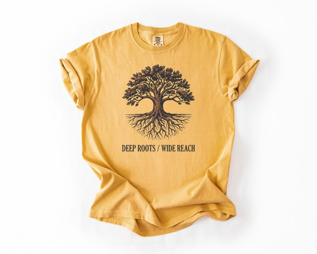 Tree of Life T-Shirt - Mustard