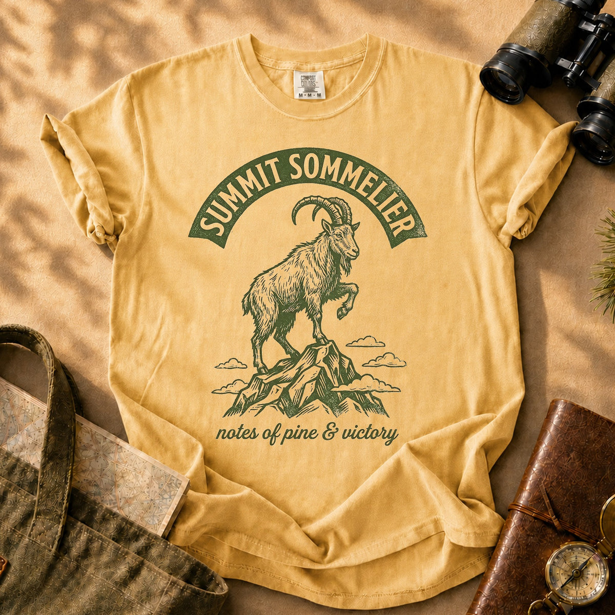 Summit Sommelier Tee - Mustard