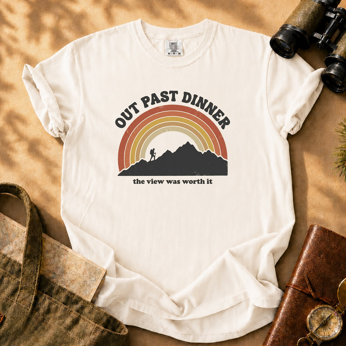 Out Past Dinner Tee - Ivory