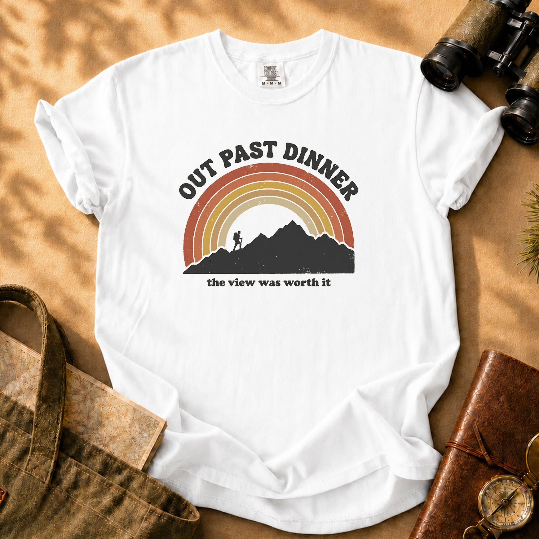 Out Past Dinner Tee - White