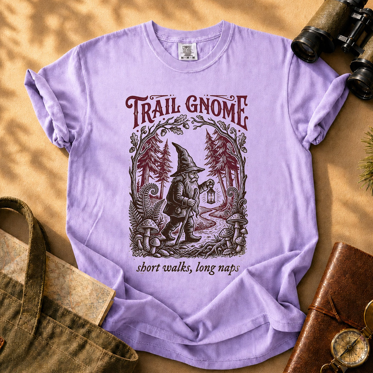 Trail Gnome Tee - Orchid