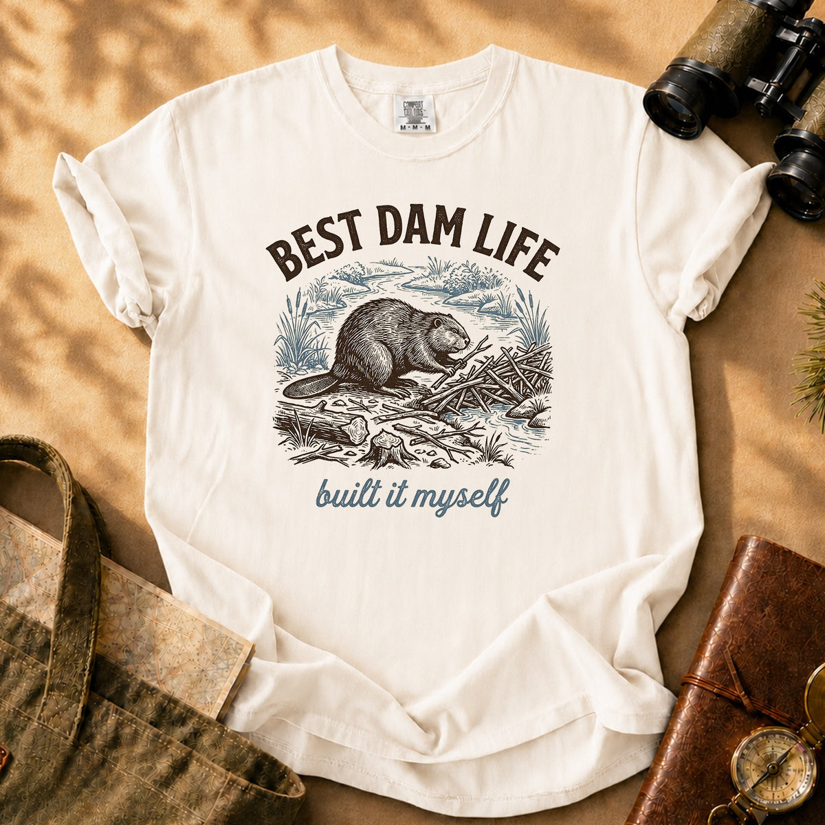 Best Dam Life Tee - Ivory