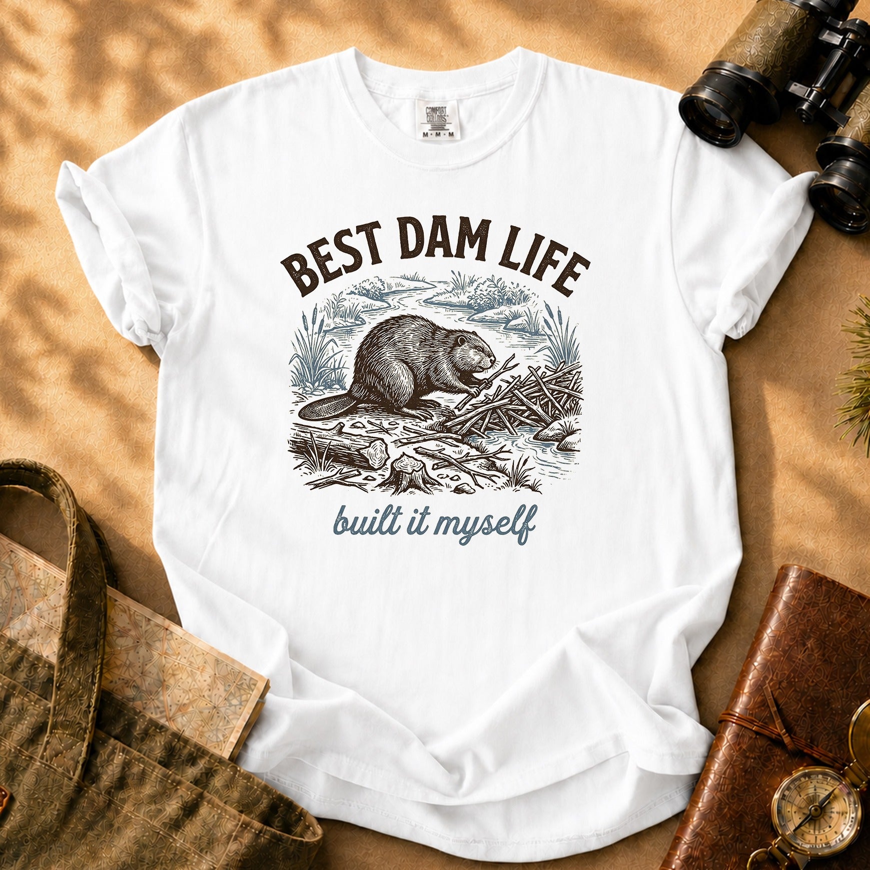 Best Dam Life Tee - White
