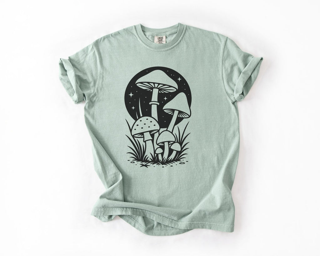 Mushroom Nightscape T-Shirt - Bay