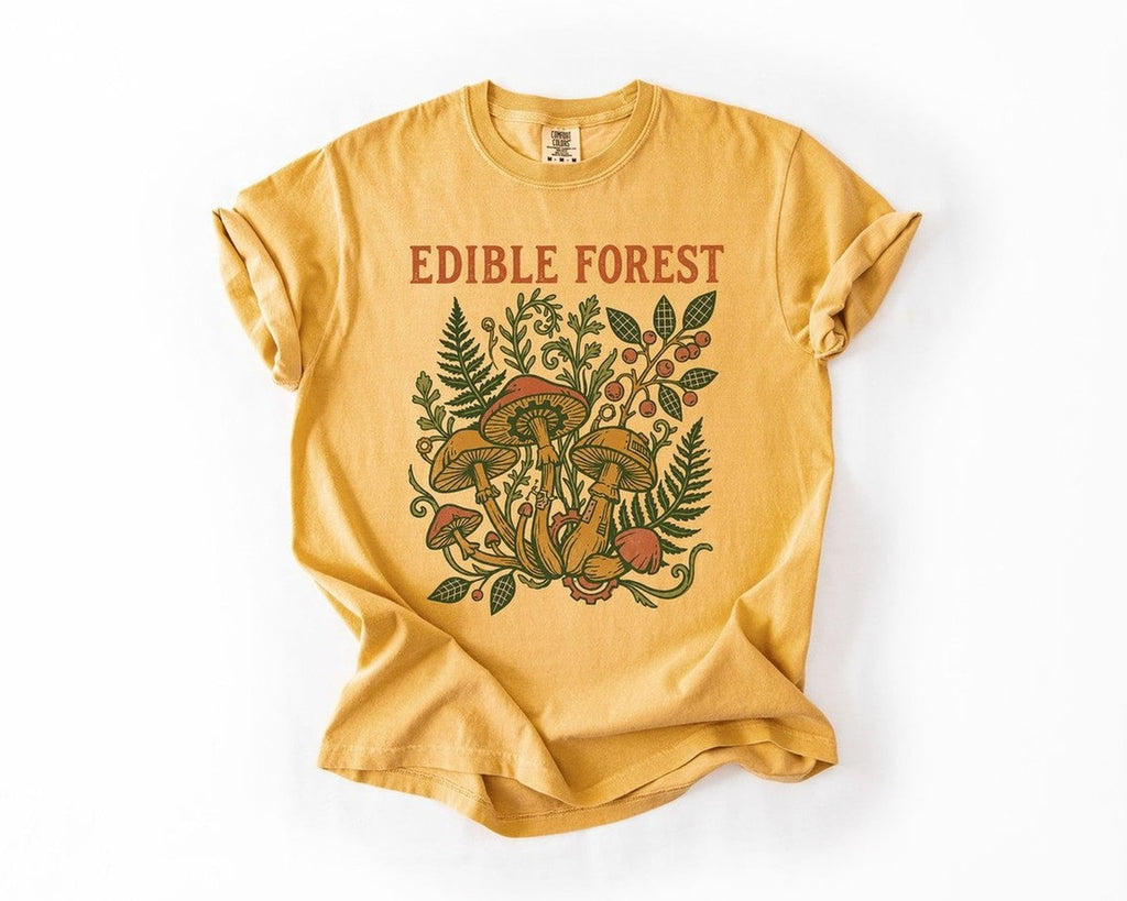 Edible Forest Tee - Mustard