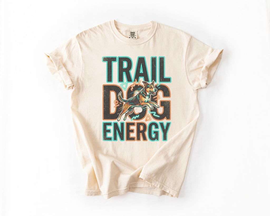 Trail Dog Energy Tee - Ivory