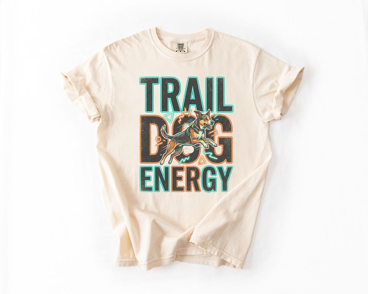 Trail Dog Energy Tee - Ivory