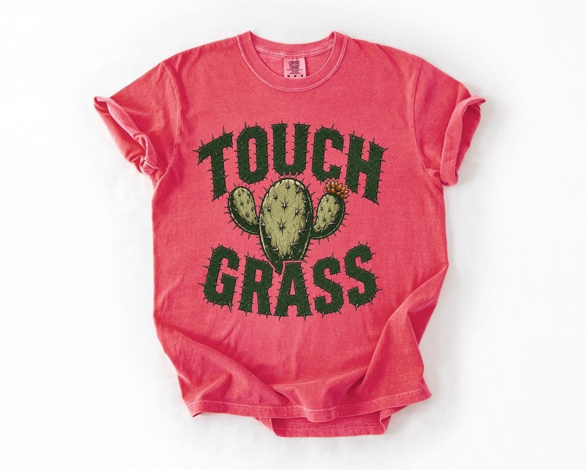 Touch Grass T-Shirt - Watermelon