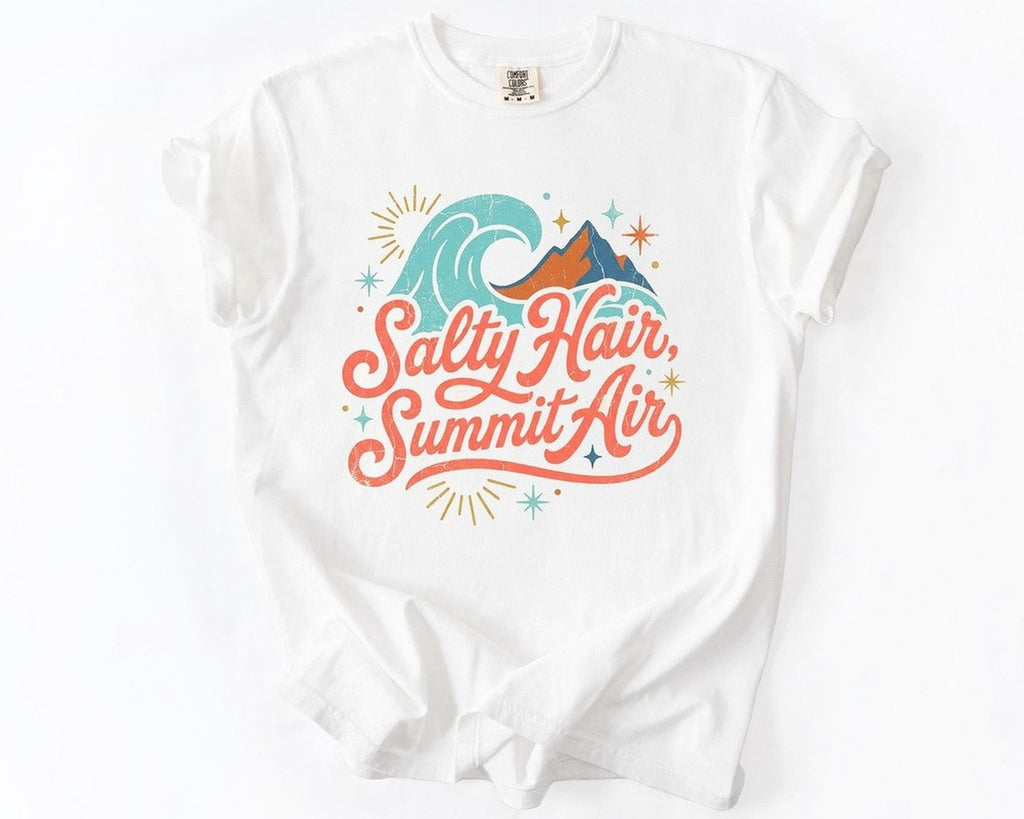 Salty Hair Summit Air T-Shirt - White