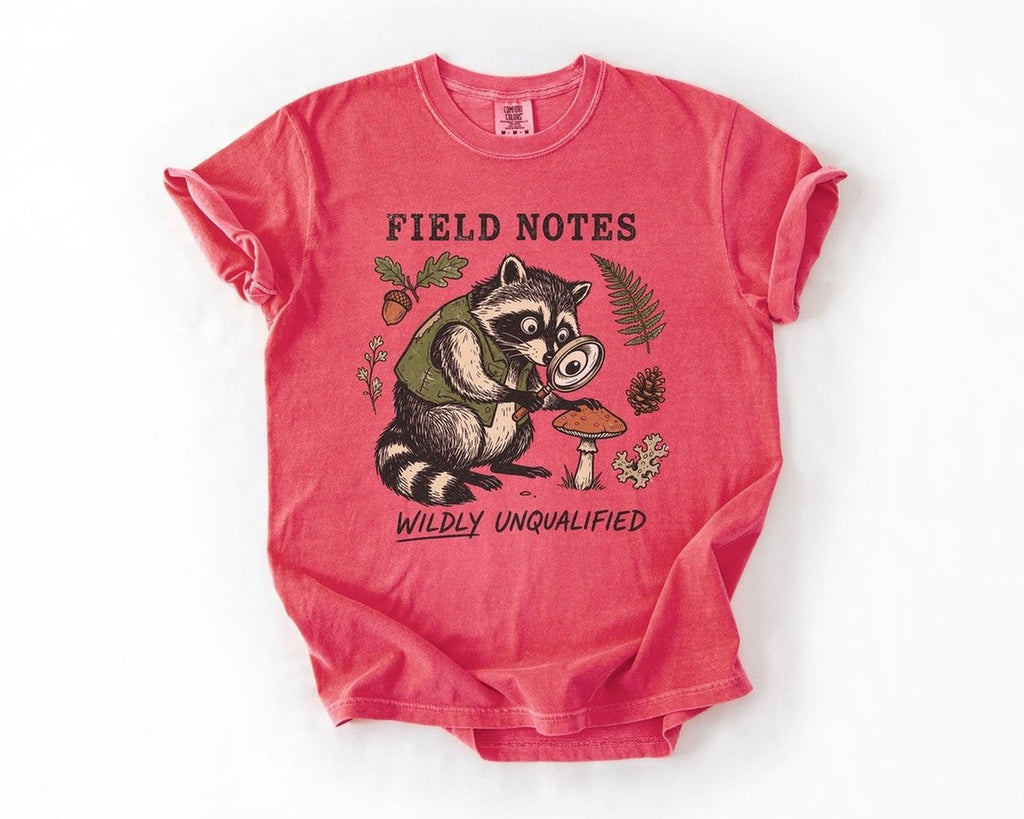 Field Notes Raccoon T-Shirt - Watermelon