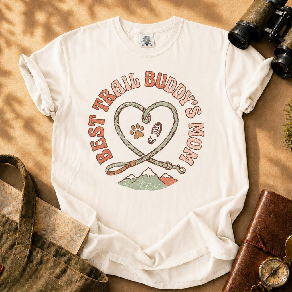 Best Trail Buddy's Mom Tee - Ivory
