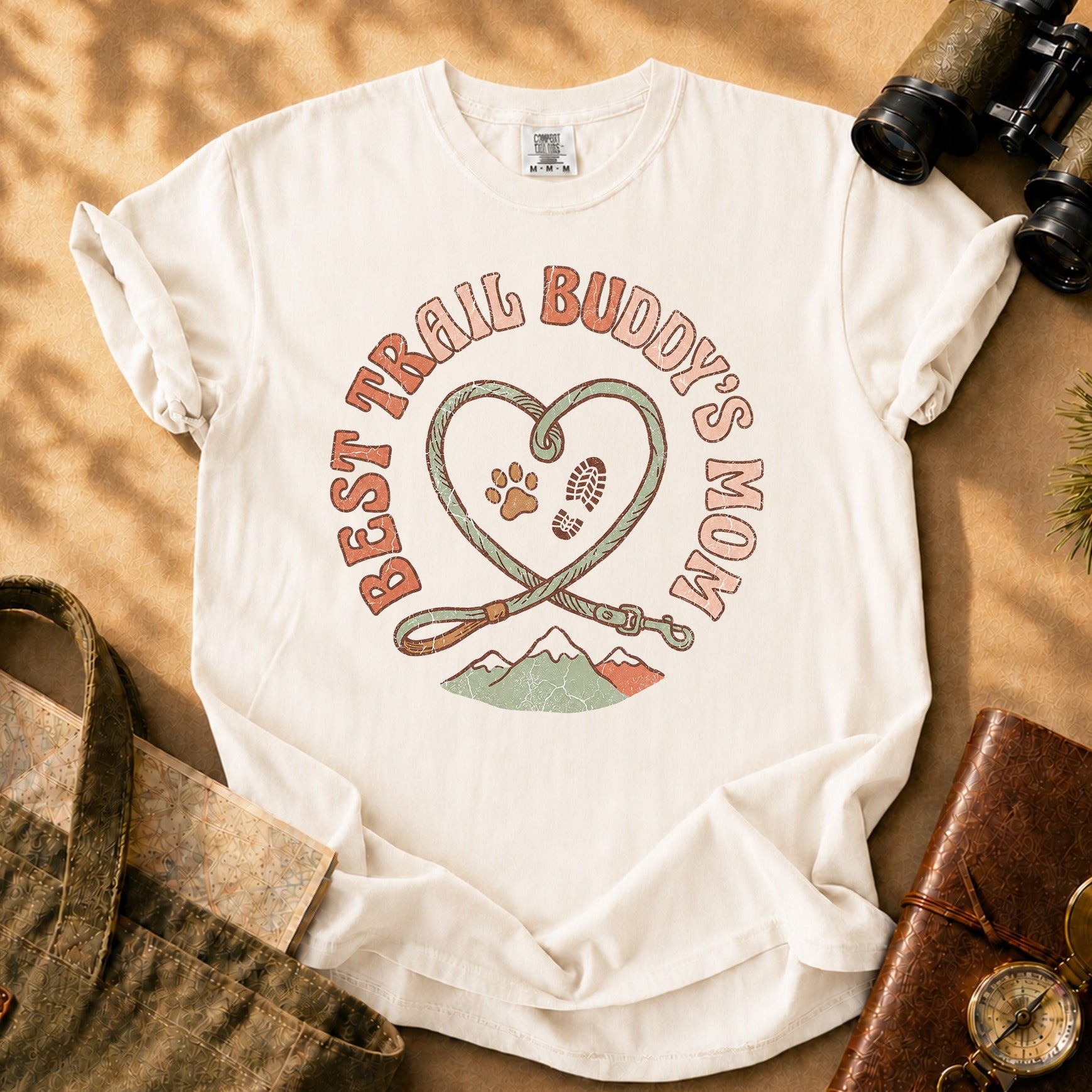 Best Trail Buddy's Mom Tee - Ivory