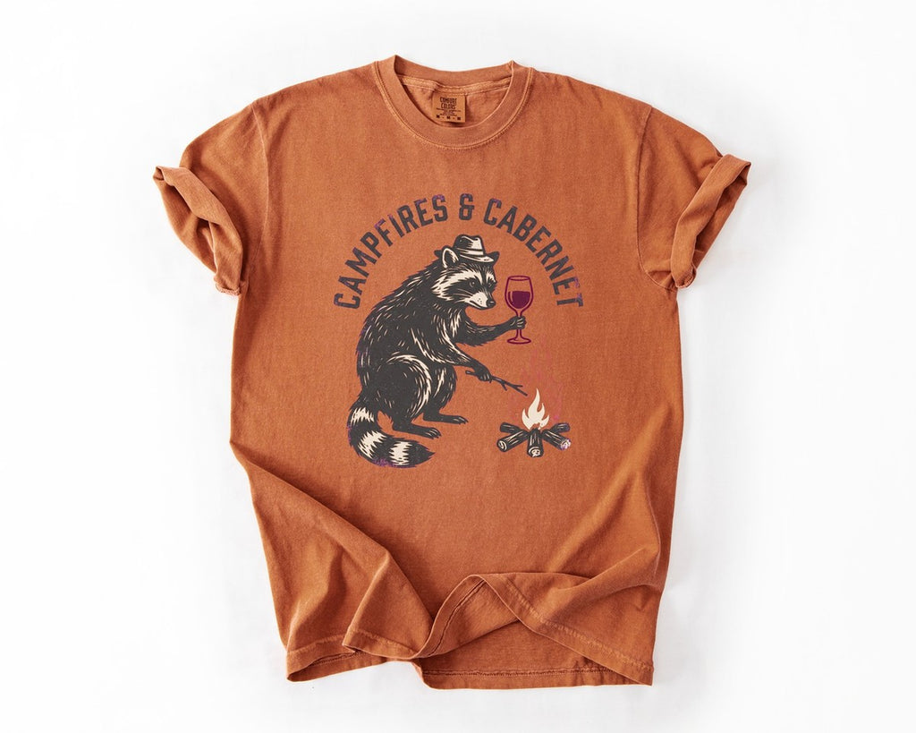 Campfires & Cabernet Tee - Yam